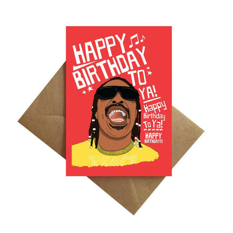 Stevie Birthday Card