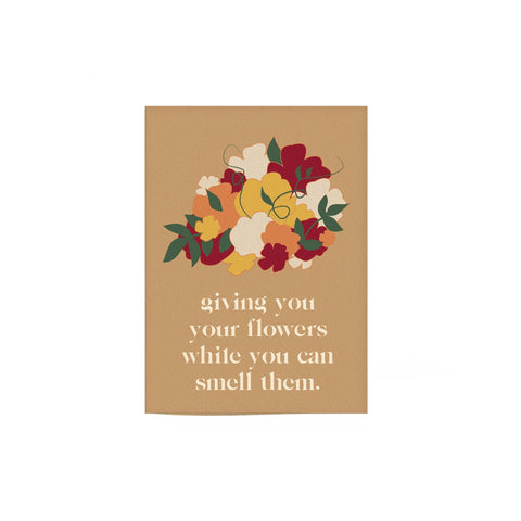 Giving You Flowers Card