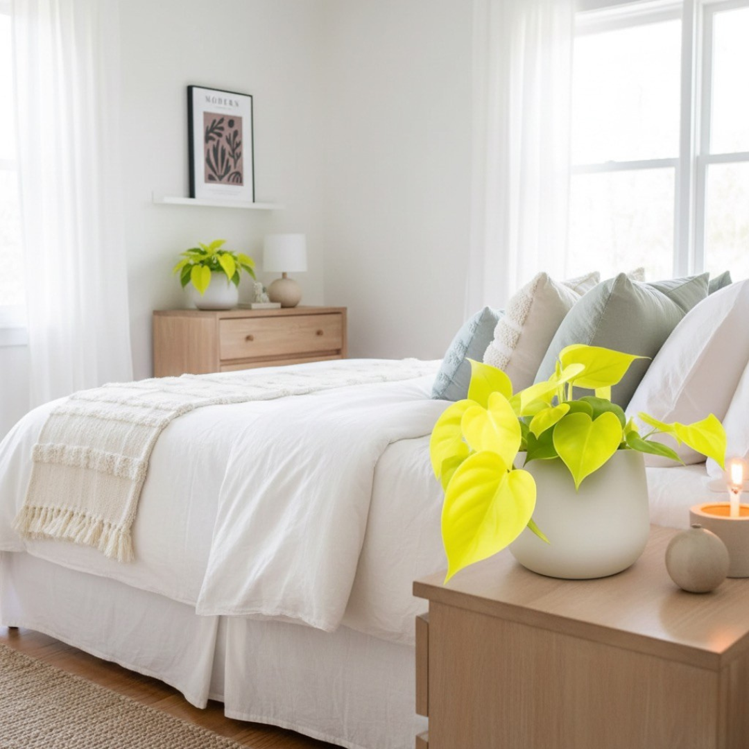 bedroom philodendron Philodendron Lemon Lime 4"
