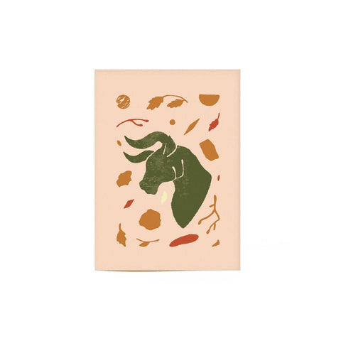 Taurus AYA•STROLOGY Greeting Card - The Botanical Bar