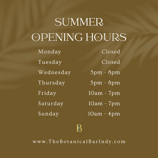 Exciting News: New Summer Hours at The Botanical Bar!