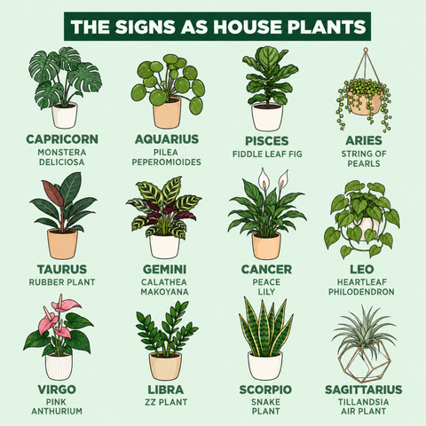 The Signs as Houseplants: Which Houseplant Matches Your Zodiac Sign?