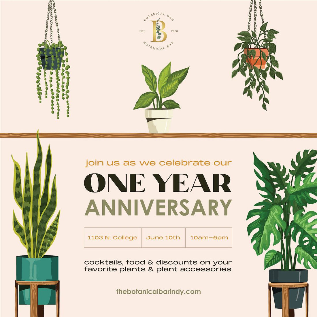 Celebrate our one year anniversary on June 10th