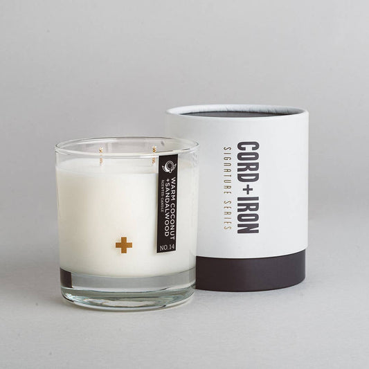 Warm Coconut + Sandalwood - Premium Soy Candle