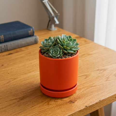 4.5" Mandarin Pot with Saucer
