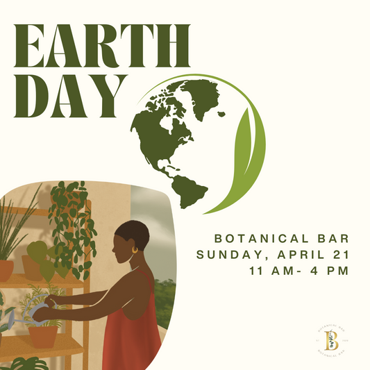 Earth Day Repotting Event at Botanical Bar