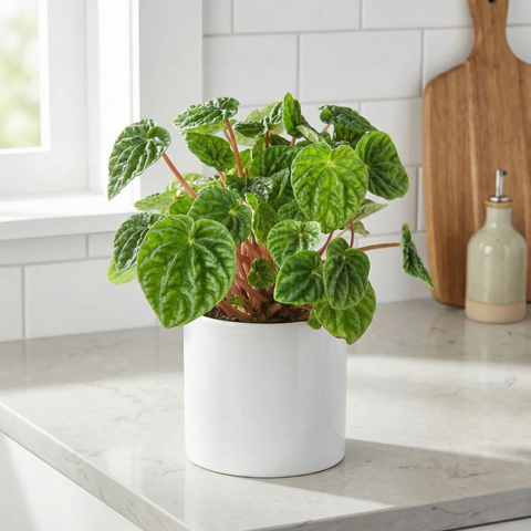 4" Peperomia Caperata ‘Green’