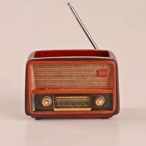 Retro Radio Shaped Planter