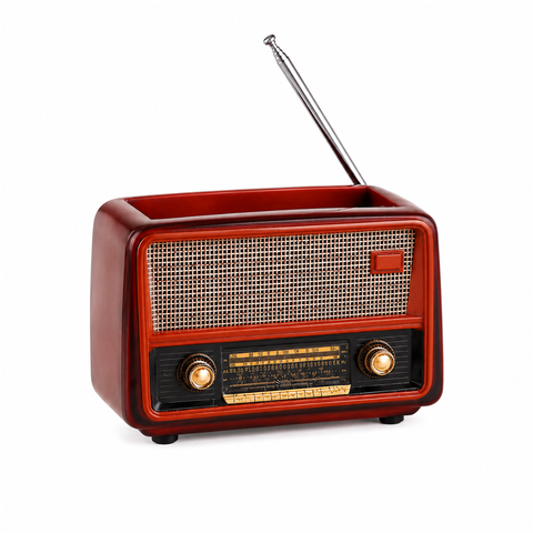 Retro Radio Shaped Planter