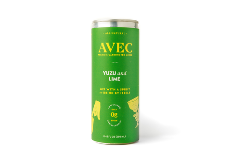 AVEC Yuzu & Lime — Natural Sparkling Drink - 4 Pack