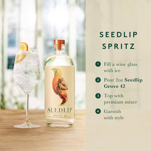 Seedlip Grove 42, a Citrus Symphony of Non-Alcoholic Elegance