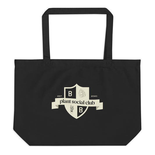 Large Botanical Bar Branded Tote Bag