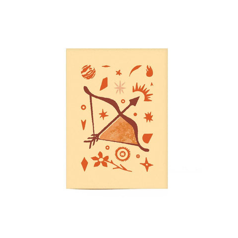 Sagittarius AYA•STROLOGY Greeting Card - The Botanical Bar