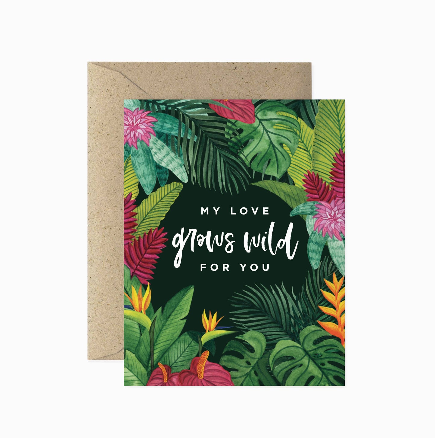 My Love Grows Wild Love Card & Valentine's Day Card