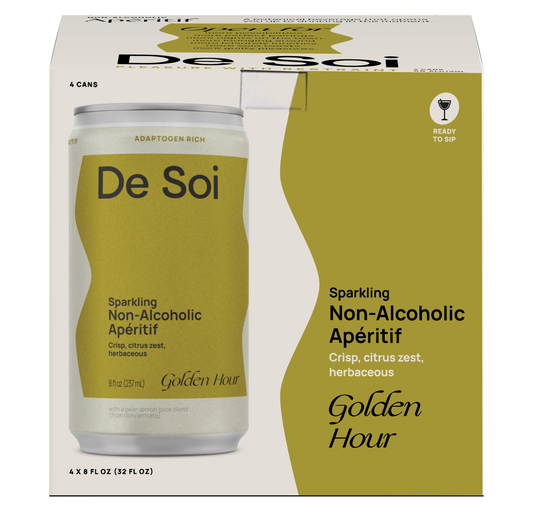 De Soi - Golden Hour Non-Alcoholic Apéritif - Can (4-pack)