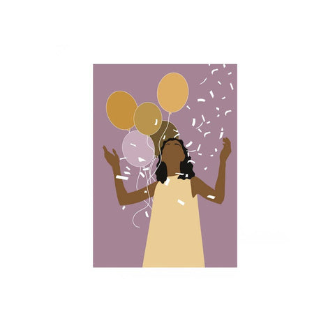 Balloon Celebration Greeting Card