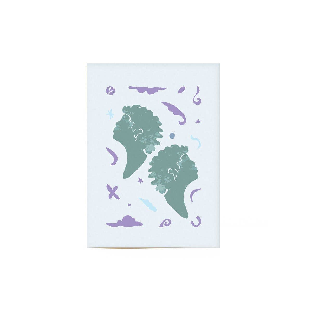 Gemini AYA•STROLOGY Greeting Card - The Botanical Bar