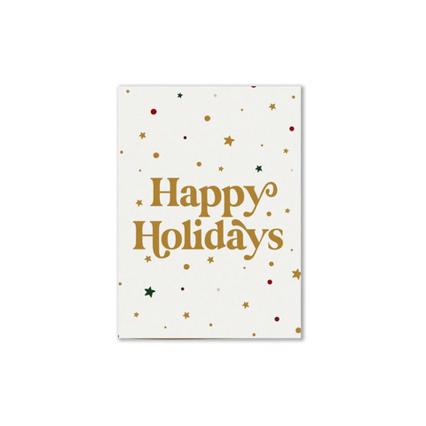 HAPPY HOLIDAYS CARD