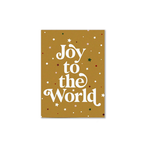 JOY TO THE WORLD HOLIDAY CARD