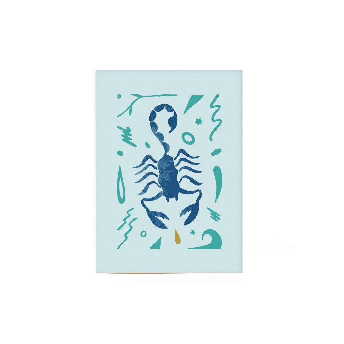 Scorpio AYA•STROLOGY Greeting Card - The Botanical Bar