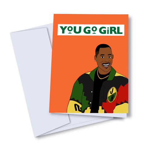 You Go Girl Greeting Card - The Botanical Bar